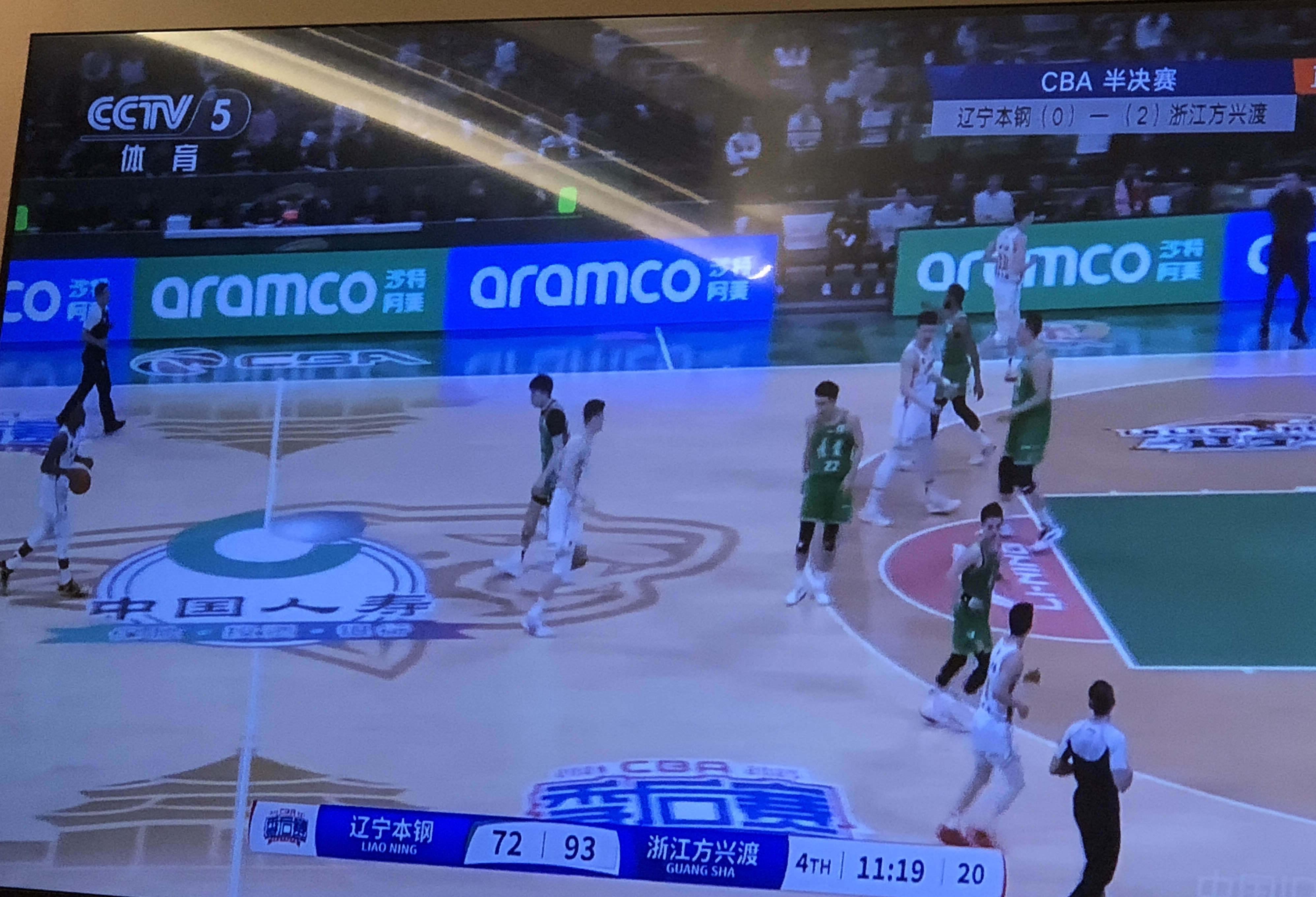 CBA球员因累计犯规暂停比赛