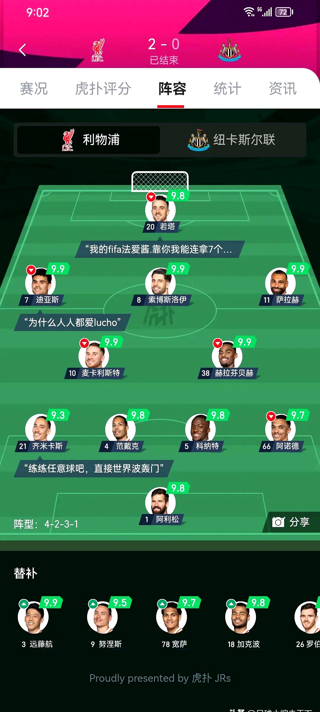 利物浦队教练组调整赛季战术